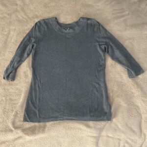 Roz & Ali Charcoal Long Sleeve Top